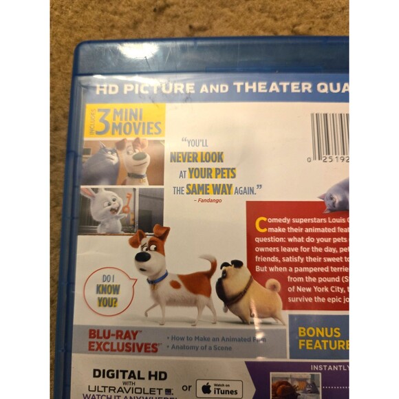 The Secret Life of Pets (No DVD or Digital Code) Illumination - Picture 5 of 5